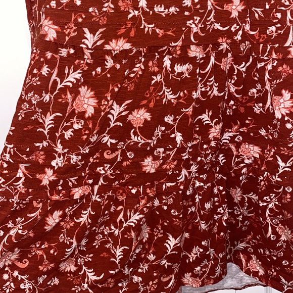 KNOT ROSE MINI TIERED FLORAL DRESS - Picture 4 of 8